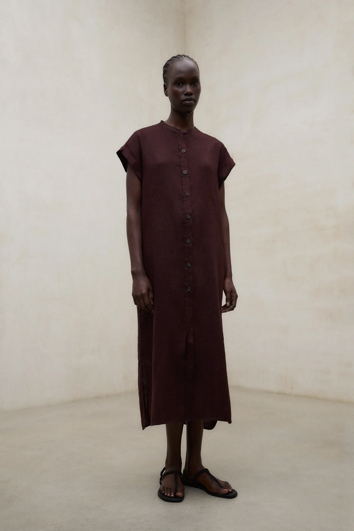 VESTIDO AMATISTA MARRÓN - Image 4