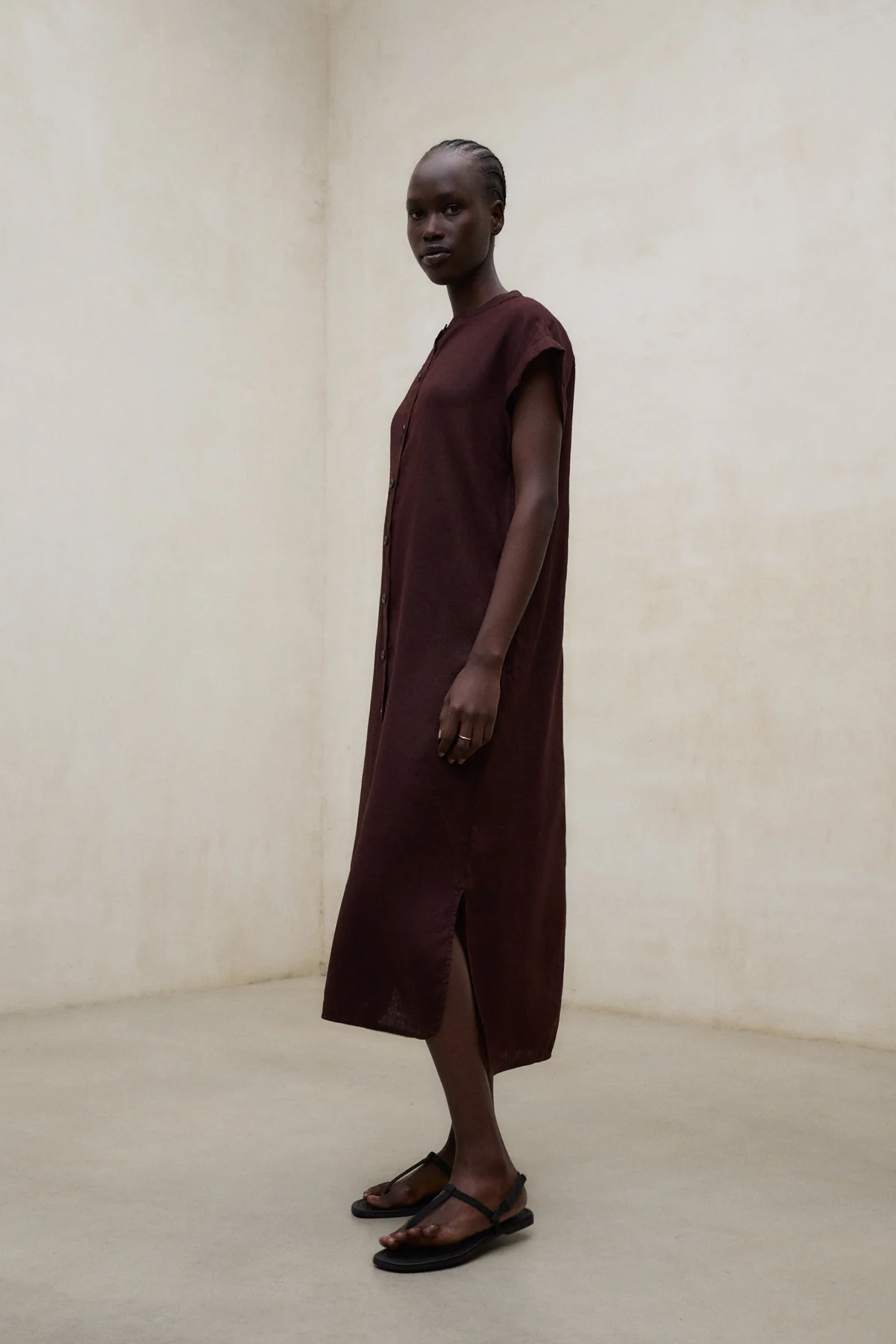 VESTIDO AMATISTA MARRÓN - Image 6