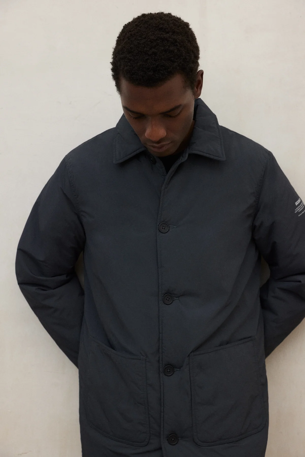 CHAQUETA LARGA ANCUA GRIS OSCURA - Image 5