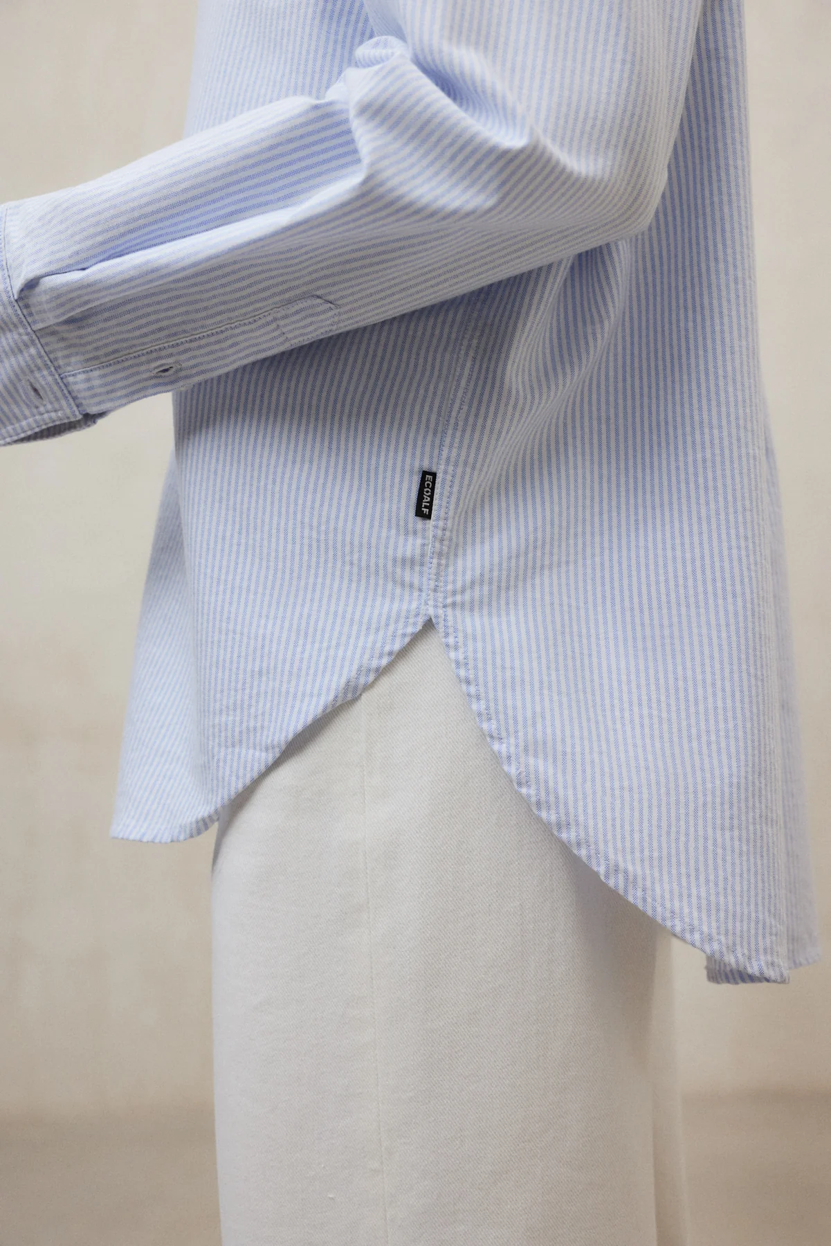 CAMISA ELENA BLANCA RAYAS AZULES - Image 5