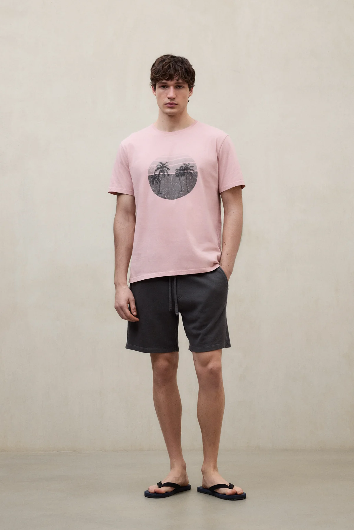 CAMISETA ROS ROSA