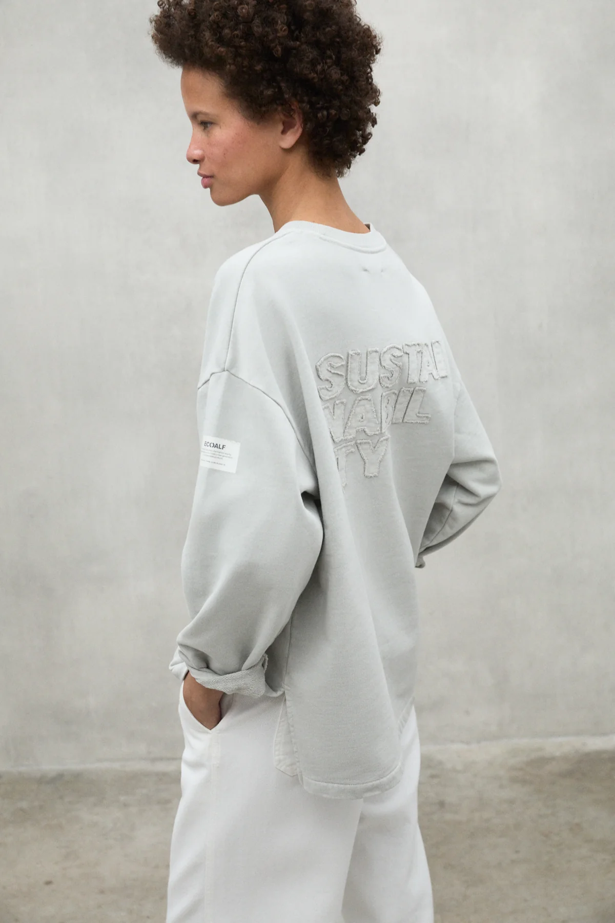 SUDADERA SUSTAIN GRIS CLARO - Image 4