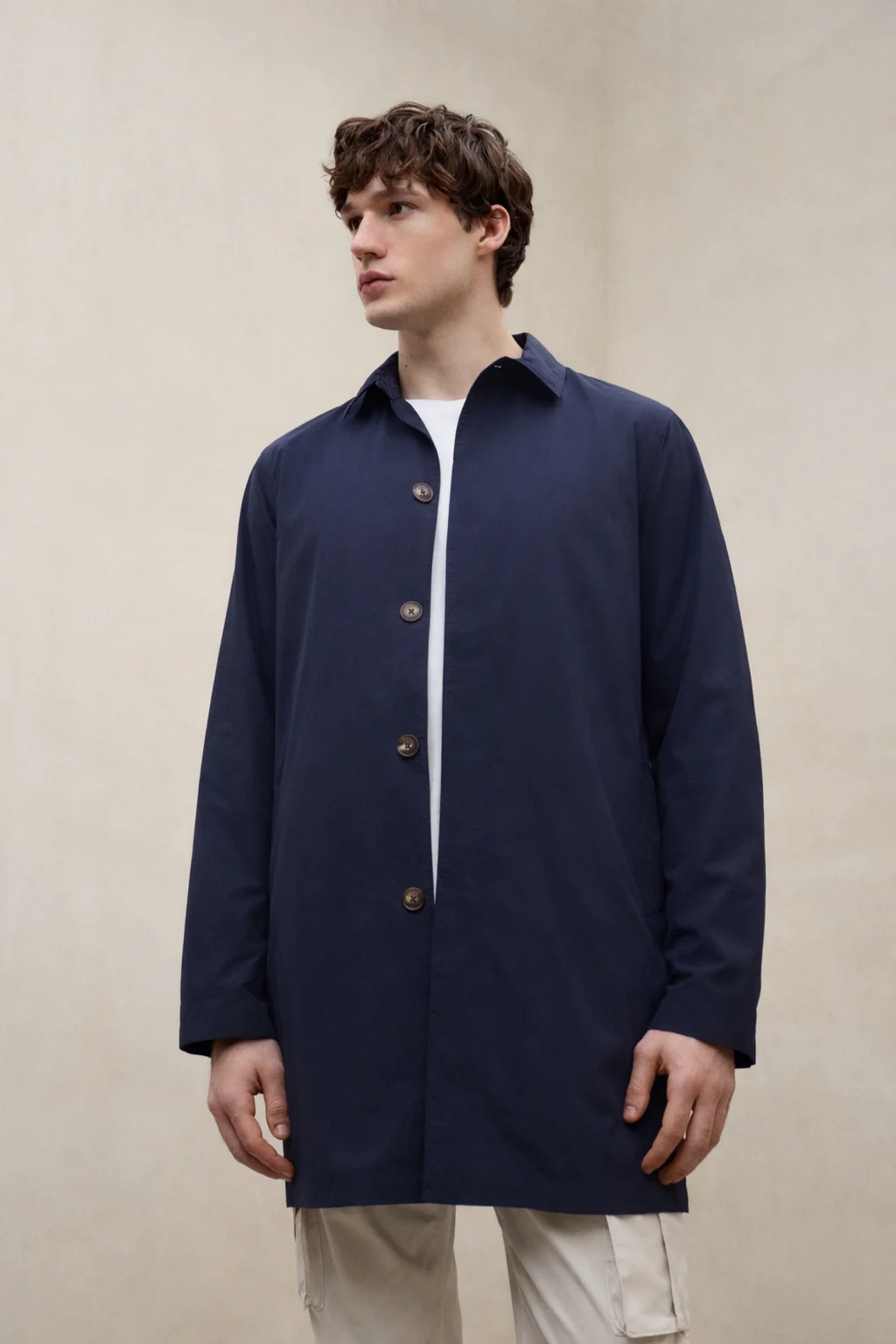 GABARDINA PACKABLE VESTAL AZUL MARINO - Image 3
